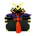 リュウコドウ 2-53 五月人形 (着)ちりめん(大)兜(赤) 【お取り寄せ商品】【端午の節句/五月人形/兜飾り/鯉のぼり】