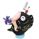 リュウコドウ 2-431B 和ぐるみ 大笑い鯉置き飾り 菖蒲【お取り寄せ商品】【端午の節句/五月人形/兜飾り/鯉のぼり】