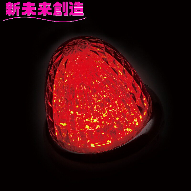 トラック用品 マーカーランプ デコレーション LED 槌屋ヤック CE-513 牙龍マーカー 12/24V レッド 赤【お取り寄せ商品】【トラック用品/マーカーランプ デコトラ おすすめ かっこいい】
