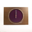 【送料無料(沖縄・離島を除く)】ヤマト工芸 YK13-004-Pl corner clock S パープル【お取り寄せ製品】【クロック 時計 置き時計 yamatojapan】