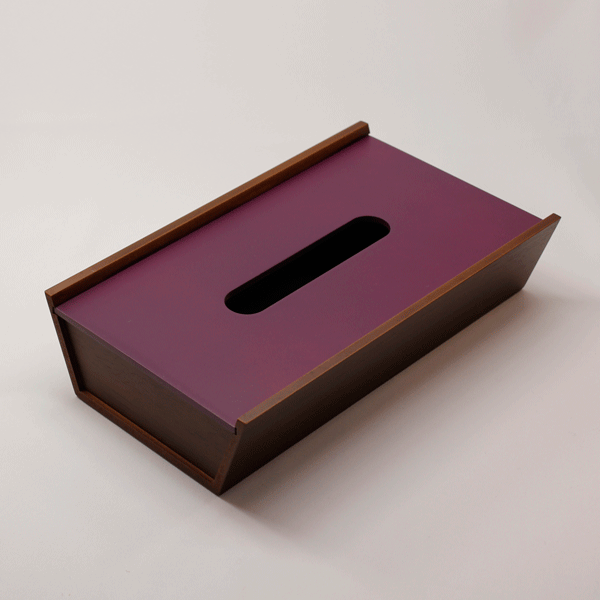 乐天商城 - ヤマト工芸　YK12-002-Pl　choco block　ティッシュケース　パープル【お取り寄せ製品】【BOX　ティッシュボックス　ティッシュケース　yamatojapan】