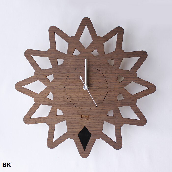 ヤマト工芸　YK14-113　pattern clock S とげ（振り子時計）【お取り寄せ製品】【クロック　時計　掛け時計 yamatojapan】