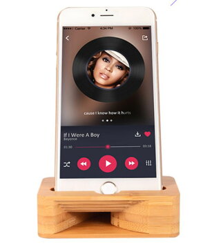 木製スピーカー スマホ スピーカー iphone スピーカー 携帯スマホスタンド 竹スタンド