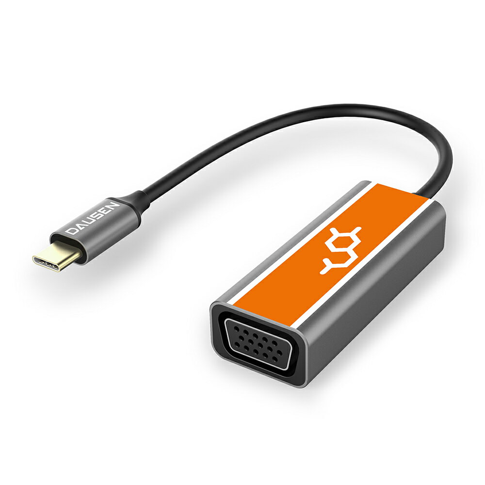 【限定クーポン発行】USB-CからVGAアダプター 1080P MacBook Pro 2020/2019/2018、MacBook Air、iPad Pro、Dell、Surface Book2などを含むほとんどのノートパソコンに対応 VGAケーブル VGA USB usb type c vga USB TYPE-C VGA　変換アダプタ Dausen