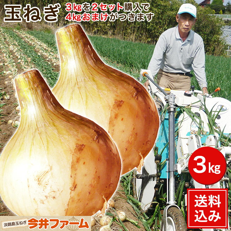 淡路島玉ねぎ 3キロ［Sサイズ〜2Lサイズお任せ］＃訳ありたまねぎ3kg＃