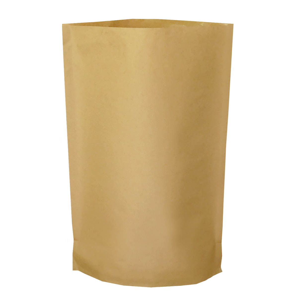 宅配袋 配送袋 梱包袋 100枚 横280mm×奥行（マチ）100mm×高さ400mm フラップなし 無地 茶色 クラフト 梱包用袋 梱包用品 業者様 ネットショップ シンプル メルカリ [KG-1]