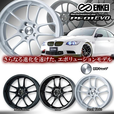 (4本セット) 17×9.5J +12 5/114.3 ENKEI(エンケイ) パフォーマンスライン PF01EVO カラー：Pearl White 17インチ 5穴 P.C.D114.3 ホイール新品4本 PerformanceLine