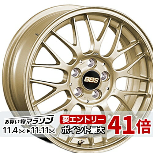 16インチ 5.5J 4/100 BBS RG-F 新品 正規品 ホイール 1本価格 [カラー] ゴールド (GL) 【タイヤ組込可..