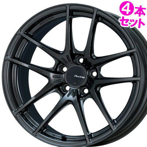 【新製品/ご予約承り中】18インチ 8.5J 5/114.3 エンケイ レーシング NVR5 新品 正規品 ホイール 4本セット価格 [カラー] グラファイトメタリック (GM) 【タイヤ組込可能】