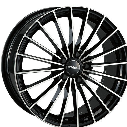 18インチ 8.0J 5/110 マック アレーゼ 新品 正規品 ホイール 1本価格 [カラー] ブラックミラー (BM) [..