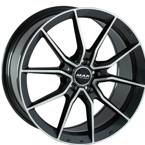 19インチ 8.0J 5/112 マック アルジェント エフエフ 新品 正規品 ホイール 1本価格 [カラー] ガンメタ..