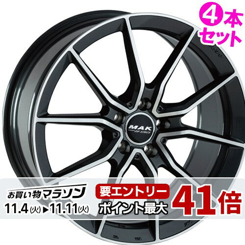 19インチ 9.0J 5/112 マック アルジェント エフエフ 新品 正規品 ホイール 4本セット価格 [カラー] ガ..