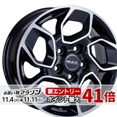 16インチ 6.5J 5/118 マック エクスプレス 新品 正規品 ホイール 1本価格 [カラー] ブラックミラー (BM) [車種専用] フィアット デュカト 【タイヤ組込可能】