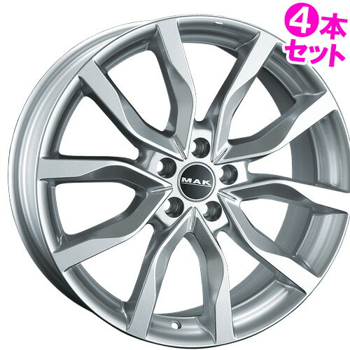 18インチ 7.5J 5/108 マック ハイランズ 新品 正規品 ホイール 4本セット価格 [カラー] シルバー (S) [..