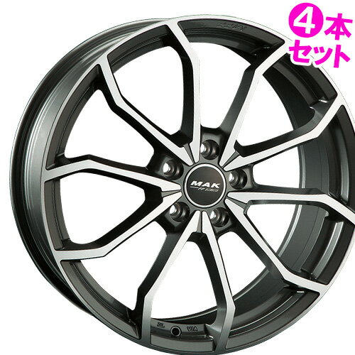19インチ 8.0J 5/112 マック レーベ エフエフ 新品 正規品 ホイール 4本セット価格 [カラー] ガンメタ..