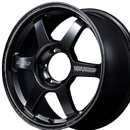 【2026/新製品】18インチ 8.5J 6/139.7 レイズ ボルクレーシング TE37 ラージ P.C.D. プログレッシブモデルII ブラックシャドウ 新品 正規品 ホイール 1本価格 [カラー] マットトランスルーセントブラック (PH) 【タイヤ組込可能】