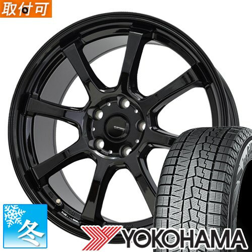 【タイヤ交換対象】 (ヴィッツ 130系) 175/70R14 ヨコハマ アイスガード7 IG70 14インチ スタッドレスタイヤ ホイール 4本セット Gスピード G-08のサムネイル