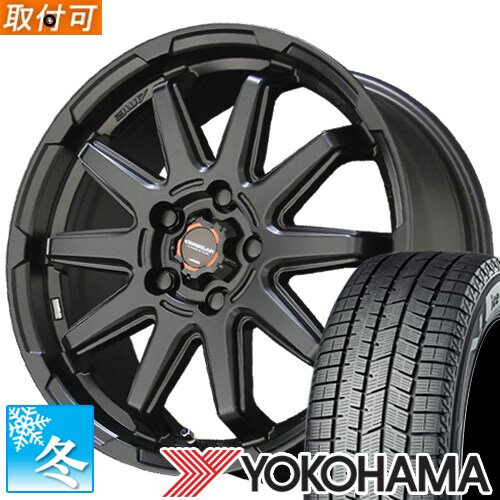 【タイヤ交換対象】 (デリカミニ) 155/65R14 ヨコハマ アイスガード8 IG80 14インチ スタッドレスタイヤ ホイール 4本セット 共豊 サーキュラー C10S (MBK)