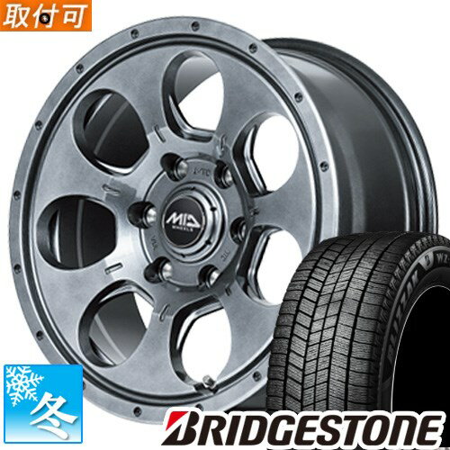【タイヤ交換対象】 165/65R15 ブリヂストン ブリザック WZ-1 15インチ スタッドレスタイヤ ホイール 4本セット マッドエージェント (MG) 15x4.5 4穴 PCD100