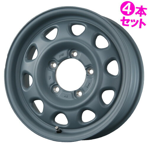 【6/25(水)限定！ポイント最大34倍！】16インチ 5.5J 5/139.7 トピー ランドフット SWZ 新品 正規品 ホイール 4本セット価格 [カラー] エーエフグレー (AF GRAY) 【タイヤ組込可能】