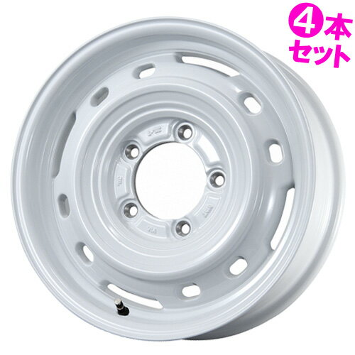 【6/25(水)限定！ポイント最大34倍！】16インチ 5.5J 5/139.7 トピー ランドフット XFG 新品 正規品 ホイール 4本セット価格 [カラー] ホワイト (WH) 【タイヤ組込可能】