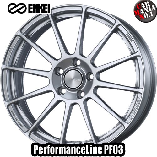 【4本セット】 15インチ 6.0J 38 4/100エンケイ パフォーマンスライン PF03 (ENKEI PerformanceLine)新品 正規品 4本価格 オフセット 38 カラー S 穴数 4H P.C.D 100