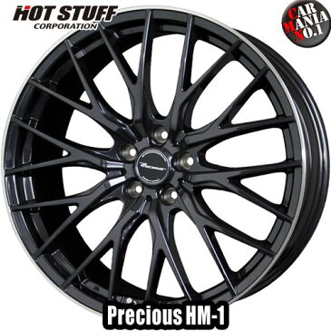 (4本セット) 19×8.0J +35 5/114.3 HOT STUFF(ホットスタッフ) プレシャス HM-1 カラー：MB/リムP 19インチ 5穴 P.C.D114.3 ホイール新品4本 Precious HM-1