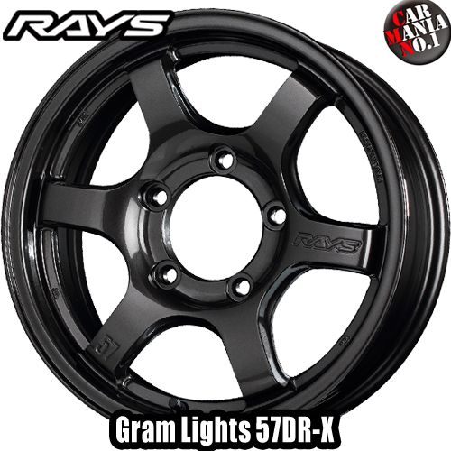 【5/10(金)限定！ポイント最大35倍！】【4本セット】 RAYS(レイズ) グラムライツ 57DR-X 16×5.5J 0 5/139.7 カラー：AXZ 16インチ 5穴 P.C.D139.7 ホイール新品4本 gram LIGHTS ジムニー