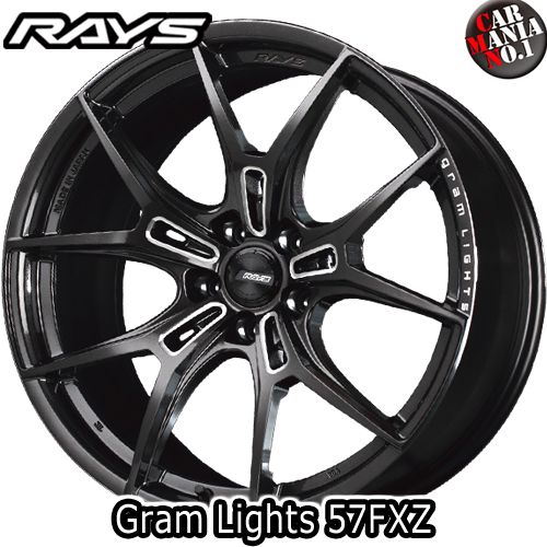 【5/10(金)限定！ポイント最大35倍！】【4本セット】RAYS(レイズ) グラムライツ 57FXZ 19×8.5J 45 5/112 カラー：AAC 19インチ 5穴 P.C.D112 ボア径：φφ66.6 FACE-1 ホイール新品4本 gram LIGHTS