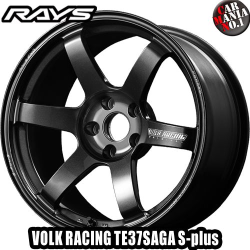 RAYS(レイズ) ボルクレーシング TE37サーガ S-Plus 18×8.0J 45 5/114.3 カラー：MM 18インチ 5穴 P.C.D114.3 FACE-1 ホイール新品1本 VOLK RACING TE37SAGA S-Plus