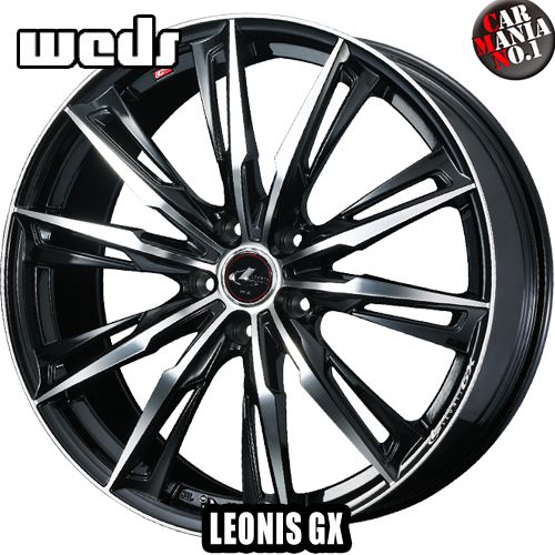 Weds(ウェッズ) レオニスGX 19×7.5J 53 5/114.3 カラー：PBMC 19インチ 5穴 P.C.D114.3 ホイール新品1本 LEONIS