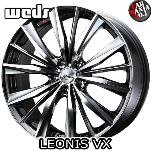 【4本セット】Weds(ウェッズ) レオニスVX 18×7.0J +53 5/114.3 カラー：BMCMC 18インチ 5穴 P.C.D114.3 ホイール新品4本 LEONIS VX