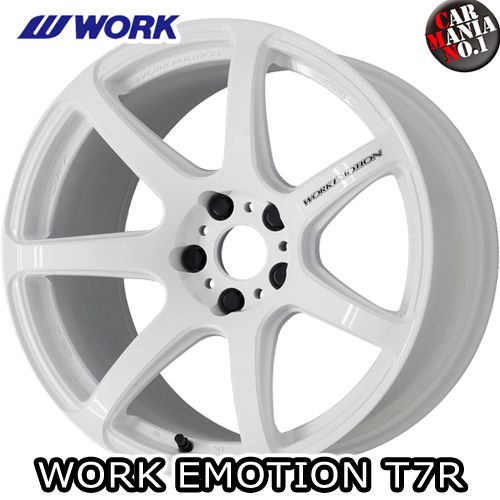 WORK(ワーク) ワークエモーションT7R 16×5.5J 45 4/100 カラー：WHT 16インチ 4穴 P.C.D100 ホイール新品1本 WORK EMOTION T7R