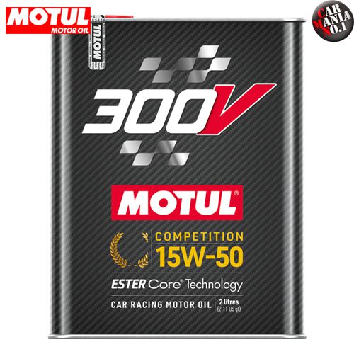 【5/10(金)限定！ポイント最大35倍！】(在庫有) 15W50 MOTUL 300V COMPETITION 2L x 1本 4輪エンジンオイル モチュール コンペティション 正規品