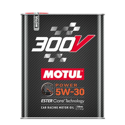 【5/10(金)限定！ポイント最大35倍！】(在庫有) 5W30 MOTUL 300V POWER 2L x 1本 4輪エンジンオイル モチュール パワー (旧名称 POWER RACING) 正規品