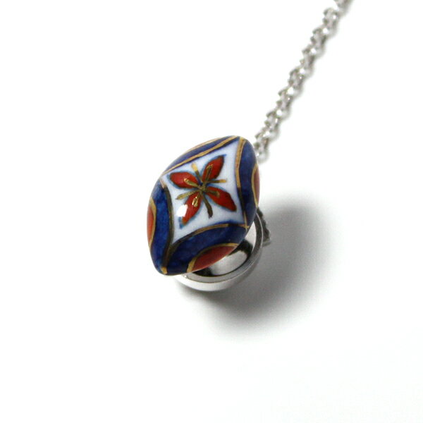 外国人お土産やプレゼントにメンズ・伊万里焼タイタック・染錦古伊万里紋様【工房限定オリジナル商品】他にはありません。【楽ギフ_包装選択】【楽ギフ_メッセ入力】