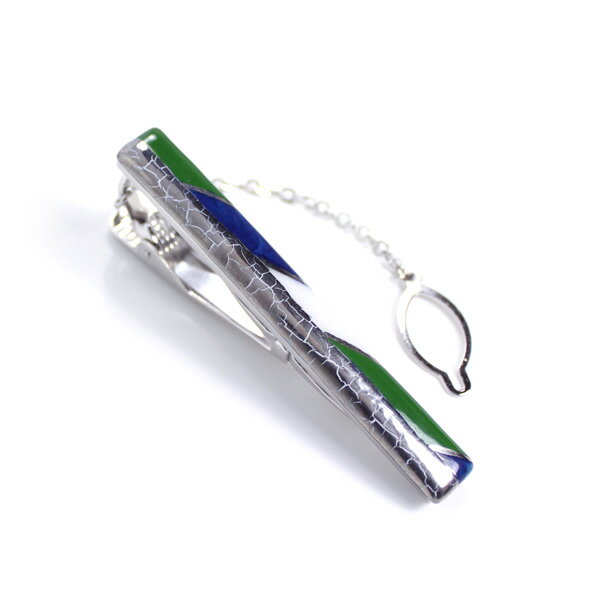 メンズ伊万里焼ネクタイピン。プラチナ焼付作品。【工房限定オリジナル商品】他にはありません。外国人お土産やプレゼントに最高!【楽ギフ_包装選択】【楽ギフ_メッセ入...