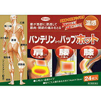 【第2類医薬品】バンテリンコーワパップホット 24枚肩こり・腰痛・筋肉痛・関節痛 温感シップ インドメ..