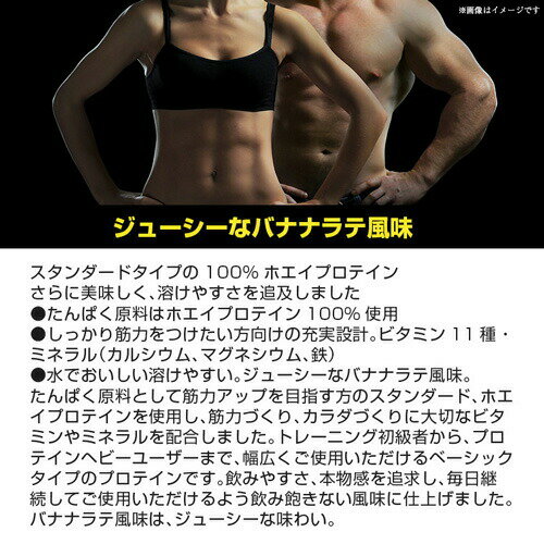 Kentai ケンタイ パワーボディ 100％ホエイプロテイン 350g バナナ風味プロテイン ...