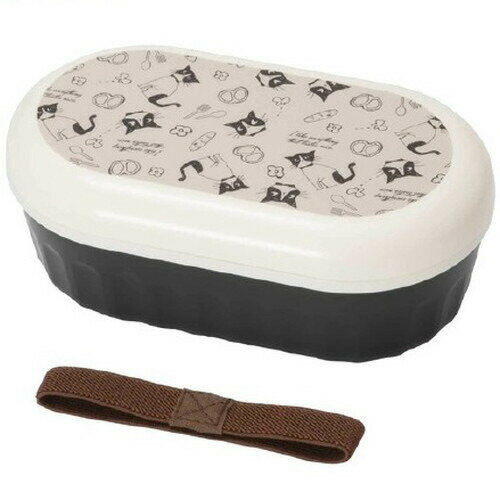 1段ランチボックス ハッピーキャット 白 MM-525株式会社ナカノ お弁当箱 ランチボックス