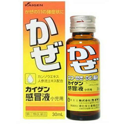【第(2)類医薬品】カイゲン感冒液小児用 30mL 指定第(2)類医薬品カイゲンファーマ株式会社[海外出荷NG]