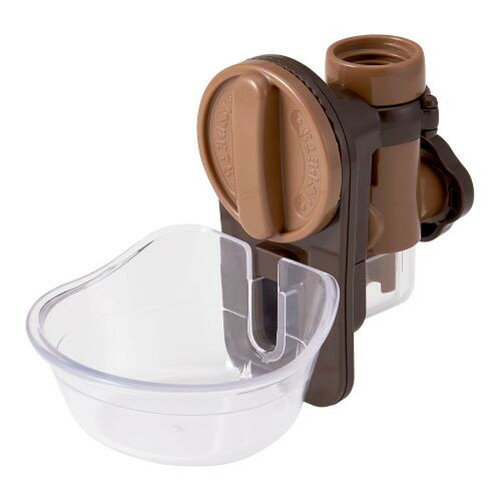 樂天商城 - ラクリア S ブラウン 1個犬 イヌ 給水器 給水 水飲み 水飲み器 ケージ ペットボトル