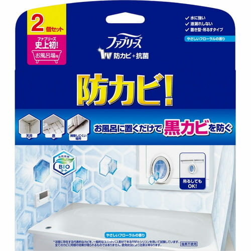 P＆G ファブリーズ お風呂用防カビ剤 フローラルの香り 7mL×2個入