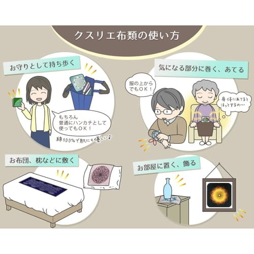 クスリエハンカチ P.Beeクスリ絵 ユニカ