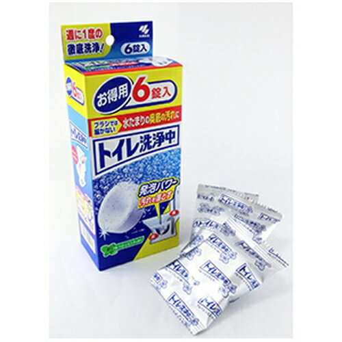 樂天商城 - 小林製薬 ブルーレット トイレ洗浄中 フレッシュミントの香り 6錠入