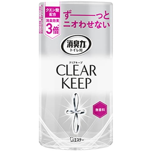 乐天商城 - エステー トイレの消臭力 CLEAR KEEP 無香料 400mLしょうしゅうりき