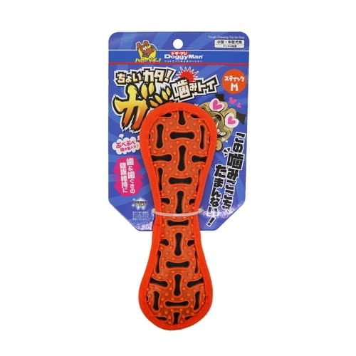 ちょいカタ!ガジ噛みトイ スティック M 1個ドギーマン 犬 おもちゃ デンタル玩具 かため