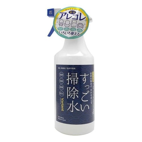 広告文責・販売事業者名:株式会社ビューティーサイエンスTEL 050-5536-7827商品名 すっごい掃除水 そのまま使えるタイプ 500mL 内容量 500mL 商品詳細 塩素やアルコールを含まない「すっごい掃除水」は、体についても大丈夫！ お風呂上がりに浴室の天上や床の4隅にスプレーでシュッ！ しておけば防カビ対策もできちゃいます。 使用箇所を選ばずに、洗浄、除菌、消臭、防カビ、さらにはウイルス対策までできる「すっごい掃除水」。 ●かんたんキレイ、家中あれこれいろいろ使える！ ●プロ仕様、木、樹脂、ガラス、石、ステンレス、布製品などにも。 ●中性、無香料、塩素不使用 ●清掃、消臭、除菌、防カビ 成分 界面活性剤(1%未満：ポリオキシエチレンアルキルエーテル・ポリアミノエチルグリシン・アニオン)/無香料 使用方法 ・浴室、トイレ、フローリング、ビニールクロス壁、ガラス、鏡、建具、畳、網戸、家具、家電、調度品、プラスチック製品、ステンレス製品、ゴム製品、タイル、洗車、エアコンフィルターなど。 ・布やスポンジに付けて拭く、または直接スプレーして拭き取る。 ・鏡やガラス、ステンレス製品、自動車などはカラ拭きして仕上げる。 ・浴槽、トイレ、エアコンフィルターなどは水で洗い流す。さらにスプレーしておくと防カビ、消臭効果が長続きします。 ・対象面1平方メートルに対して4-5回噴射して布などで拭く。または、布やスポンジ、モップなどに湿る程度の量をスプレーして対象面を拭く。 ・トイレ、ペット周り、生ゴミ、自動車、靴、ソファ、マットレス、カーテン、寝具、防具、ヘルメット、着ぐるみ、玩具、遊具、介護用品など。 ・対象物から20-30cm離して全体が軽く湿る程度にスプレーして乾かす。 ・布などに付けて対象物を拭く。 ・臭いの元に4-5回噴射。布やスポンジなどに4-5回噴射して拭く。 注意事項 ・子供の手の届く所に置かない。 ・高温の場所で保管しない。 ・用途以外に使わない。 ・子供の手の届く所に置かない。 ・高温の場所で保管しない。 ・劣化で傷んだ塗装面、真珠・珊瑚・べっ甲・オパールなどの有機系貴金属には使用しない。 ・絹・ウール・毛皮などの有機系繊維は目立たない所で確認してから使用する。 ・全ての菌を除菌するわけではありません。 ・目に入った場合はこすらずに流水で洗い流す。 ・飲み込んだ場合は吐かずに口をすすぎ水を飲む等の処置をして医師に相談する。 備考 ※効果には個人差があります。 すべての方に効果を保証するものではありません。 ※パッケージデザイン等は予告なく変更されることがあります。 ※メーカー都合により商品のリニューアル・変更及び原産国の変更がある場合があります。 区分 日用品 製造国・原産国 日本 発売元・販売元 ガナ・ジャパン株式会社 JANコード 4562476520117