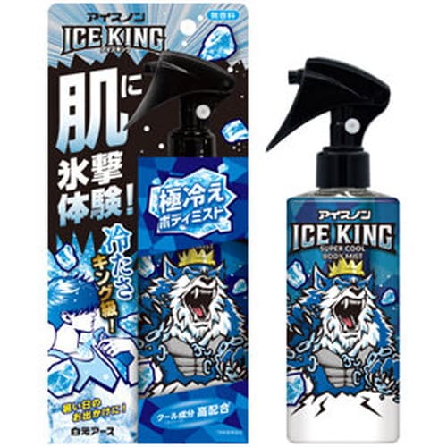 白元アース アイスノン ICE KING 極冷えボディミスト 無香料 150mLHakugen Earth アイスノン ICE KING 極冷えボディミスト 無香料