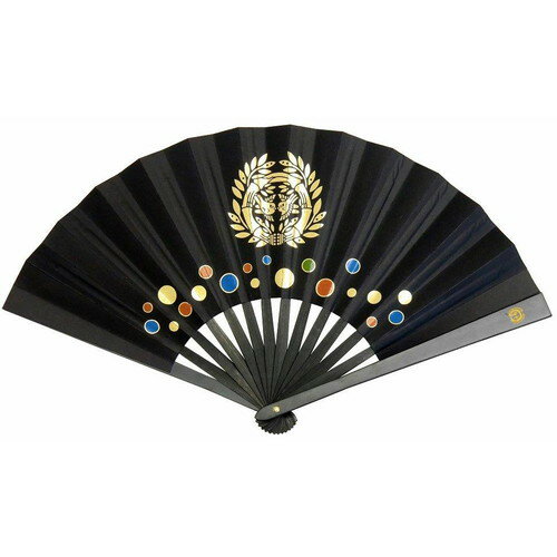 樂天商城 - 鉄扇8寸/伊達政宗 金家紋入 TS-政宗(全長24cm)てっせん